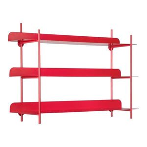 Červená patrová kovová police 60 cm Cool Retro – PT LIVING obraz