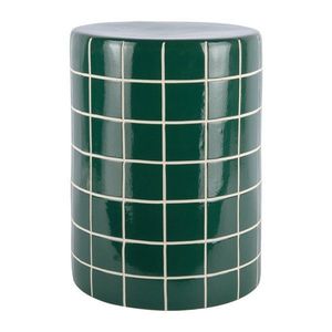 Keramický kulatý odkládací stolek ø 33 cm Retro Tiles – Leitmotiv obraz