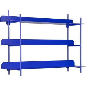 Modrá patrová kovová police 60 cm Cool Retro – PT LIVING obraz