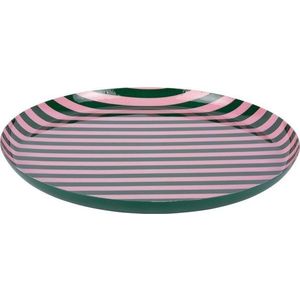 Zelený/světle růžový železný talíř ø 30 cm Animado – PT LIVING obraz