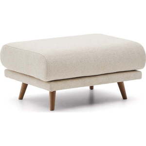 Béžová žinylková podnožka Karin – Kave Home obraz