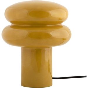 Okrově žlutá skleněná stolní lampa (výška 24 cm) Incesante – Leitmotiv obraz