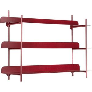 Vínová patrová kovová police 60 cm Riqueza Tres – PT LIVING obraz