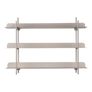 Šedá patrová kovová police 60 cm Riqueza Tres – PT LIVING obraz