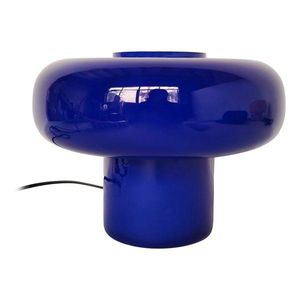 Modrá skleněná stolní lampa (výška 18 cm) Grande Anilla – Leitmotiv obraz