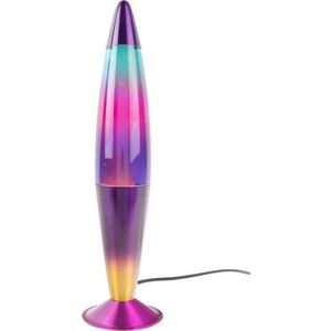 Skleněná lávová lampa (výška 41, 5 cm) Rainbow Rocket Lava – Leitmotiv obraz