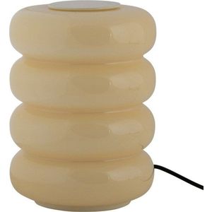 Světle žlutá skleněná LED stolní lampa (výška 16, 5 cm) Aro – Leitmotiv obraz