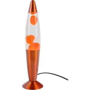 Oranžová skleněná lávová lampa (výška 35, 5 cm) Funky Rocket Lava – Leitmotiv obraz