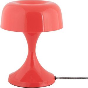 Červená kovová stolní lampa (výška 20 cm) Moda Retro – Leitmotiv obraz