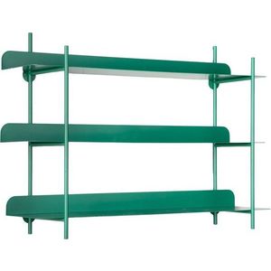 Zelená patrová kovová police 60 cm Cool Retro – PT LIVING obraz