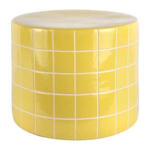 Keramický kulatý odkládací stolek ø 42 cm Retro Tiles – Leitmotiv obraz