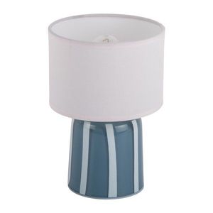 Modrá kovová LED stolní lampa (výška 20 cm) Verano LED – Leitmotiv obraz