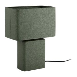 Zelená kovová stolní lampa (výška 33 cm) Boaz Recto – Leitmotiv obraz