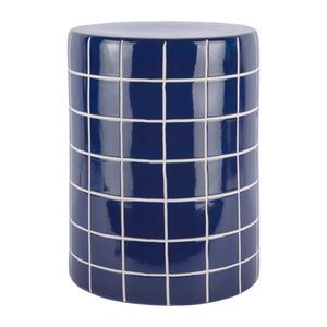 Keramický kulatý odkládací stolek ø 33 cm Retro Tiles – Leitmotiv obraz