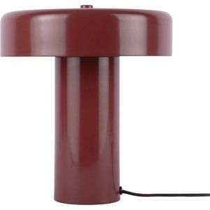 Vínová kovová stolní lampa (výška 26 cm) Riqueza Palo – Leitmotiv obraz