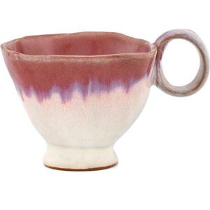 Růžový/krémový keramický šálek Colette – Sass & Belle obraz