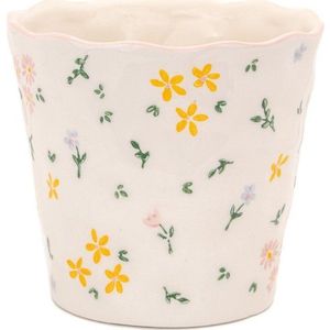 Kameninový obal na květináč ø 11 cm Ditsy Floral – Sass & Belle obraz