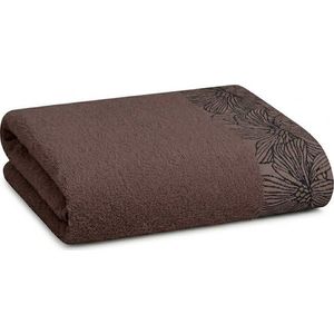 Hnědá froté bavlněná osuška 70x140 cm Valencia – My House obraz