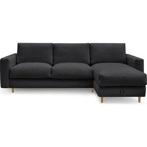 Černá rohová pohovka Nouveau Cocoone – Bobochic Paris obraz