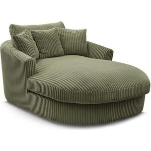 Zelené manšestrové křeslo Belem – Bobochic Paris obraz