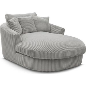 Šedé manšestrové křeslo Belem – Bobochic Paris obraz