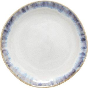 Bílý/modrý dezertní talíř z kameniny ø 15 cm Brisa – Costa Nova obraz