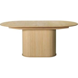 Rozkládací jídelní stůl s přídavnou deskou v dekoru dubu 95x180 cm Nola – Unique Furniture obraz