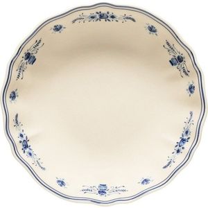 Modrý/béžový servírovací talíř z kameniny ø 23 cm Vila – Costa Nova obraz