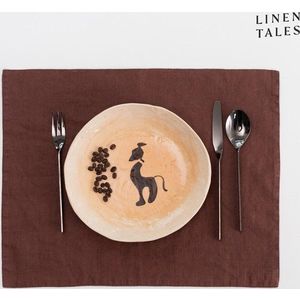 Lněné prostírání 35x45 cm Chocolate – Linen Tales obraz