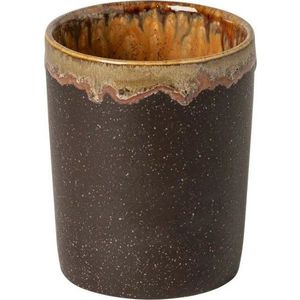 Hnědý kameninový kelímek na zubní kartáčky Poterie Bath – Casafina obraz