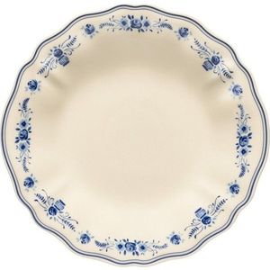 Modrý/béžový hluboký talíř z kameniny ø 24, 5 cm Vila – Costa Nova obraz