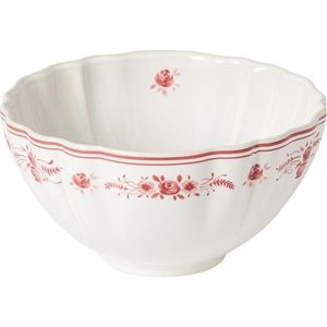 Červená/bílá polévková miska z kameniny 770 ml Vila – Costa Nova obraz