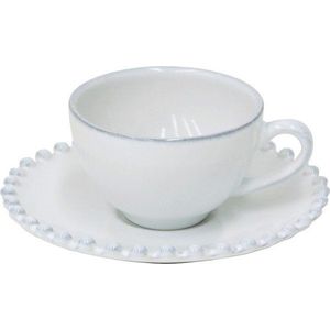 Bílý kameninový šálek na espresso 90 ml Pearl – Costa Nova obraz