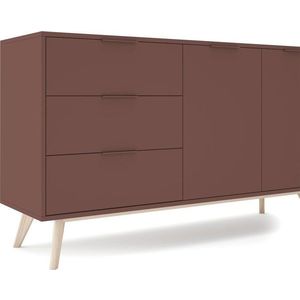 Matná komoda v terakotové barvě 140x81x40 cm Campus – Marckeric obraz