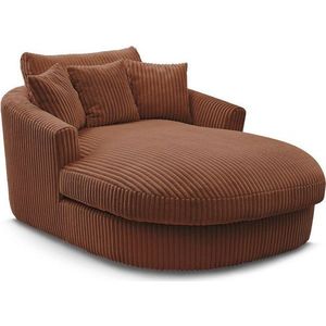 Oranžové manšestrové křeslo Belem – Bobochic Paris obraz