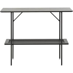 Černý konzolový stolek 37x100 cm Pensacola – Unique Furniture obraz