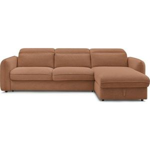 Oranžová rohová pohovka Achille – Bobochic Paris obraz