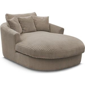 Taupe manšestrové křeslo Belem – Bobochic Paris obraz