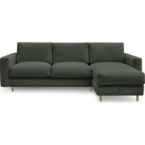 Zelená rohová pohovka Nouveau Cocoone – Bobochic Paris obraz