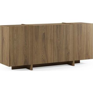 Komoda v dekoru dubu v přírodní barvě 180x79x40 cm Volia – Marckeric obraz