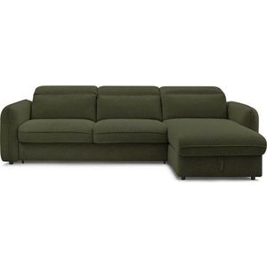 Zelená rohová pohovka Achille – Bobochic Paris obraz