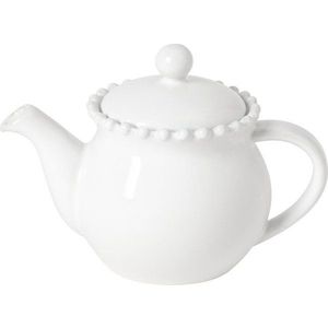 Bílá kameninová konvice na čaj se sítkem 500 ml Pearl – Costa Nova obraz