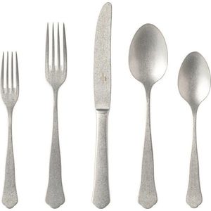 Nerezový příbor 5 ks ve stříbrné barvě pro 1 osobu Prado – Costa Nova obraz