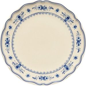 Modrý/béžový talíř z kameniny ø 27 cm Vila – Costa Nova obraz