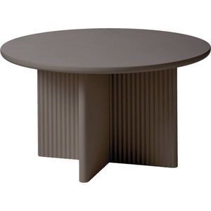 Taupe kulatý konferenční stolek ø 80 cm Palma – Unique Furniture obraz