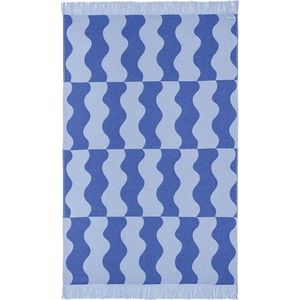 Modrá bavlněná plážová osuška 100x160 cm Nugo – noo.ma obraz