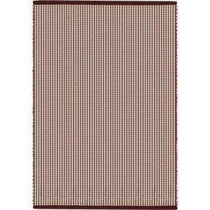 Vínový/v přírodní barvě ručně tkaný vlněný koberec 200x300 cm Talo – noo.ma obraz