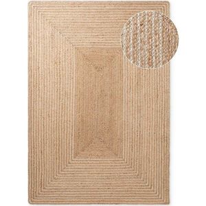 Oboustranný/ručně tkaný jutový koberec v přírodní barvě/ve světle přírodní barvě 160x230 cm Juno – Hanse Home obraz