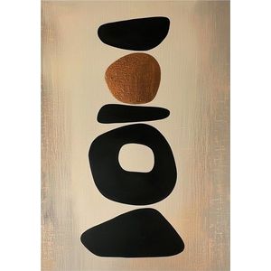 Tištěný obraz na plátně 70x100 cm Stones – Styler obraz