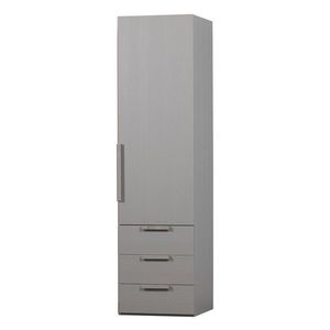 Šedá modulární skříň v dekoru ořechu 55x210x58 cm Rens – WOOOD obraz